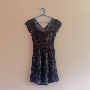 Crushed Velvet mini dress